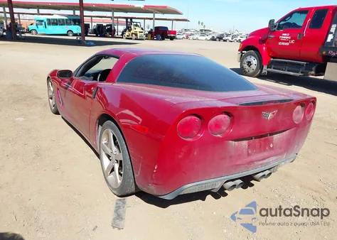 2008 Chevrolet Corvette из США, поврежденный, VIN 1G1YY26W285128119